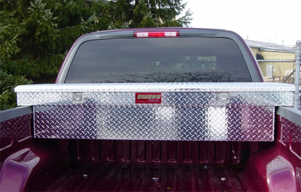 Truck Tool Box *All* Garrison Series Side Mount / 48 Inch, 60 Inch, 72  Inch / Diamond Tread Aluminum / Bright, Black / Owens Products